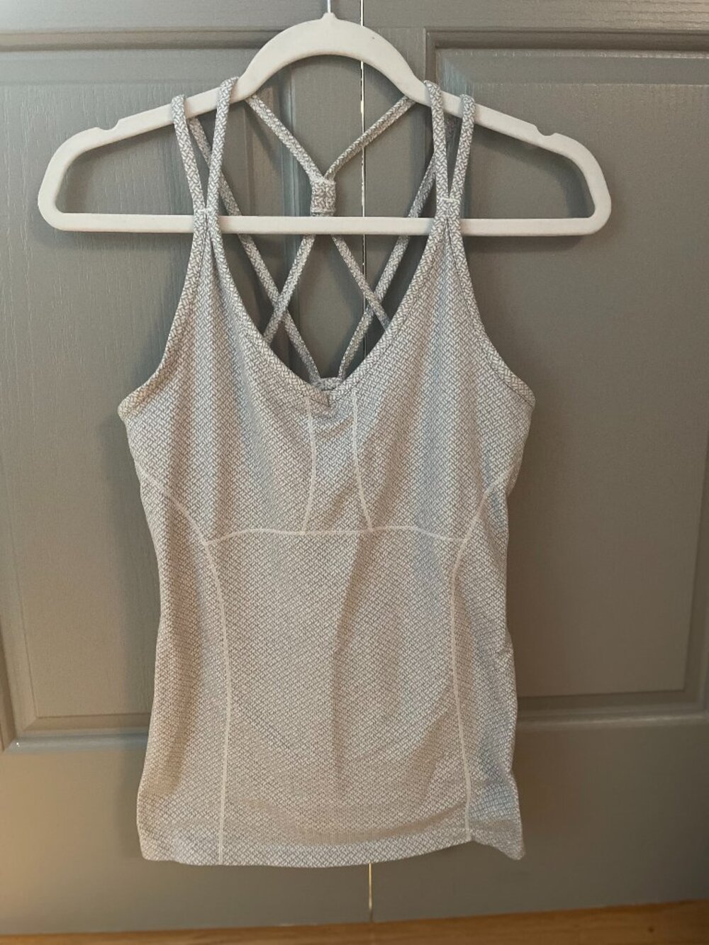 Athleta Yoga Top Size Medium Gray
